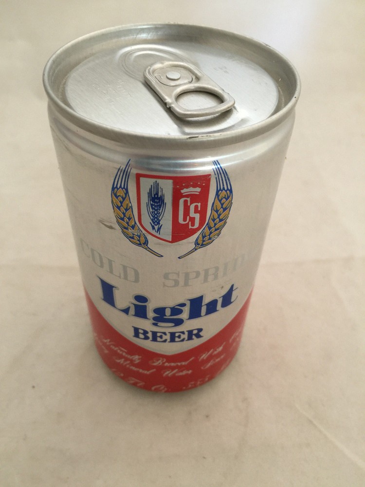 Cold Spring Light Aluminum Minnesota Beer Can 12oz Bottom Opened Great Shape!