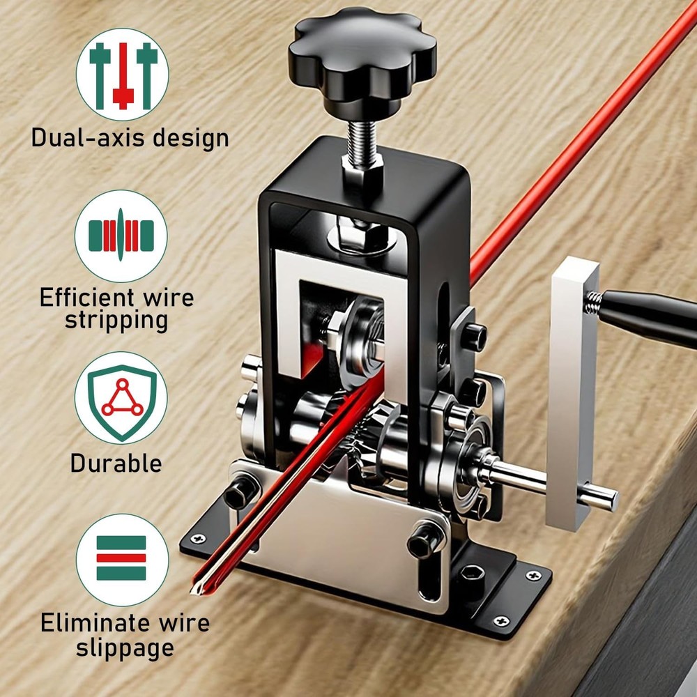 Wire Stripping Machine Manual Scrapping Copper Wire Peeler Stripper Cable Str...