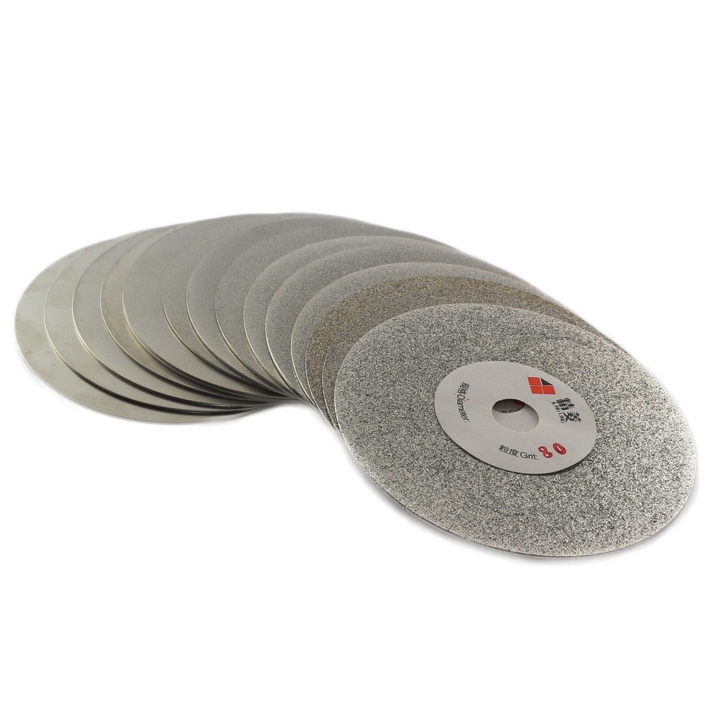 5" inch 125mm Grit 80 Diamond Grinding Discs Coated Flat Lap Disk for Grinder
