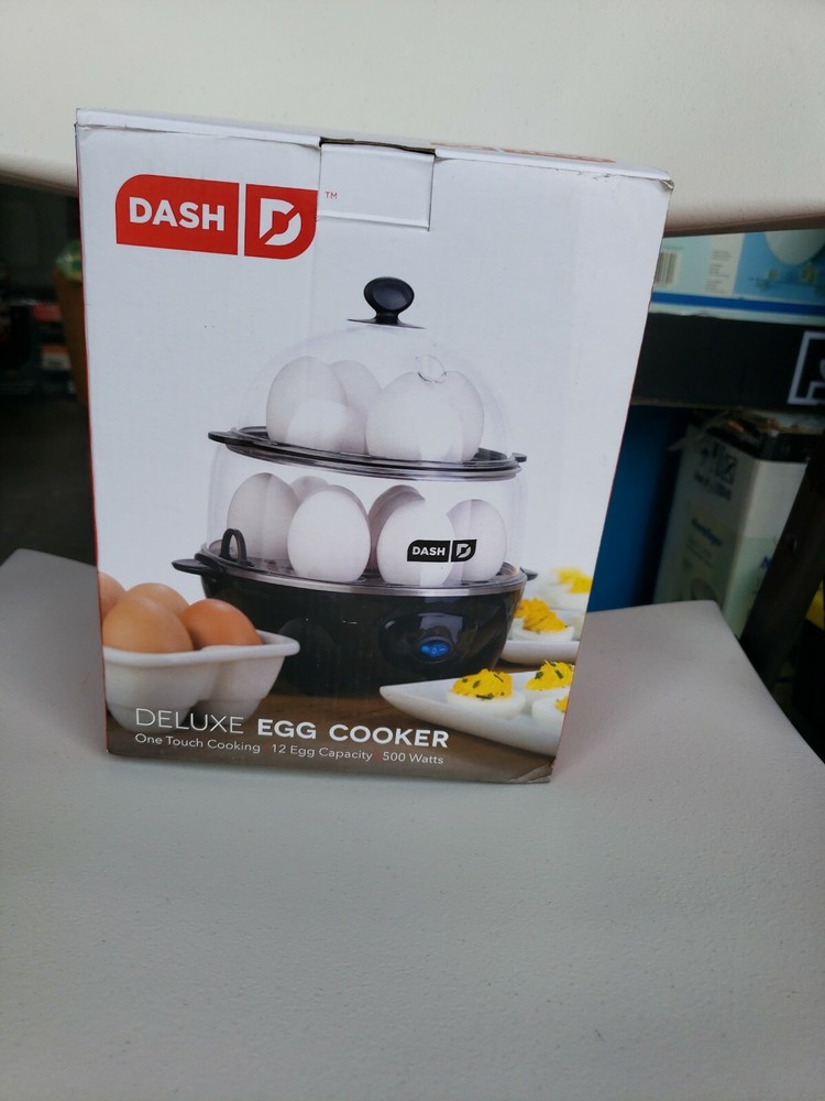 DASH - DELUXE EGG COOKER 12 Egg Capacity (Grab it for Easter!) NEW Open Box