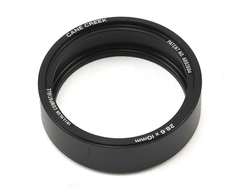 Cane Creek Interlok Headset Spacer (Black) (1-1/8") (Single)