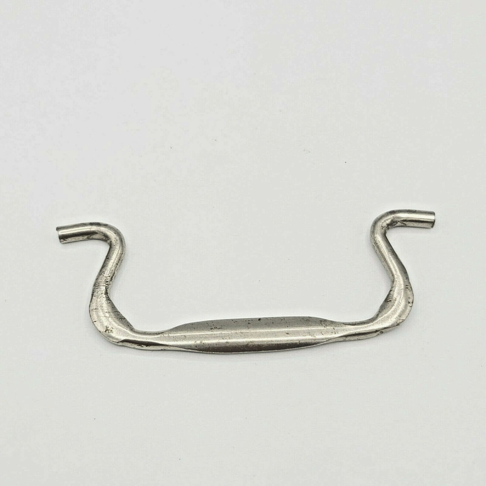 Vintage Single Nickel Ornate Bail Pull for 3.5" Pull Handle Replacement
