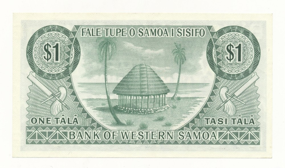 Samoa $1 Tala ND 1967 P. 16d Unc