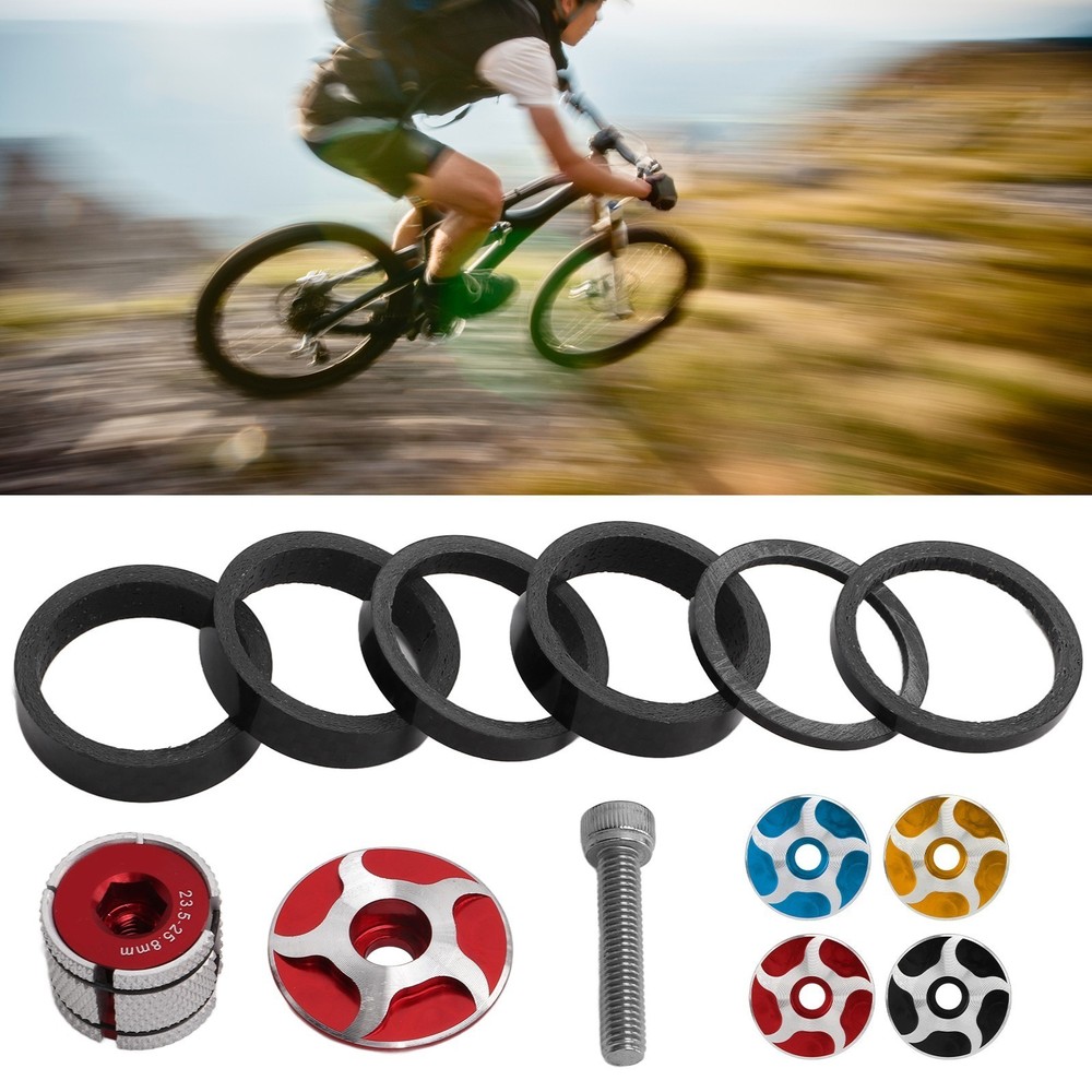 CANSUCC Bicycle Headset Spacer Set with Stem Top Cap and Headset Expander Plug