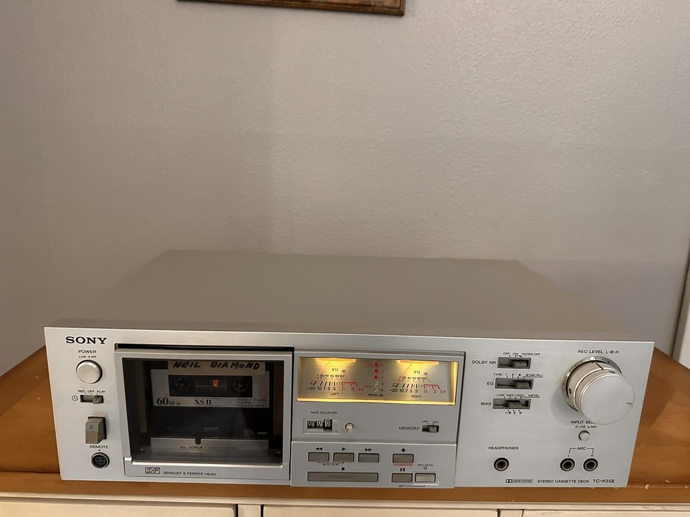 Sony TC-K55II Cassettendeck Tape Deck  Powers On READ