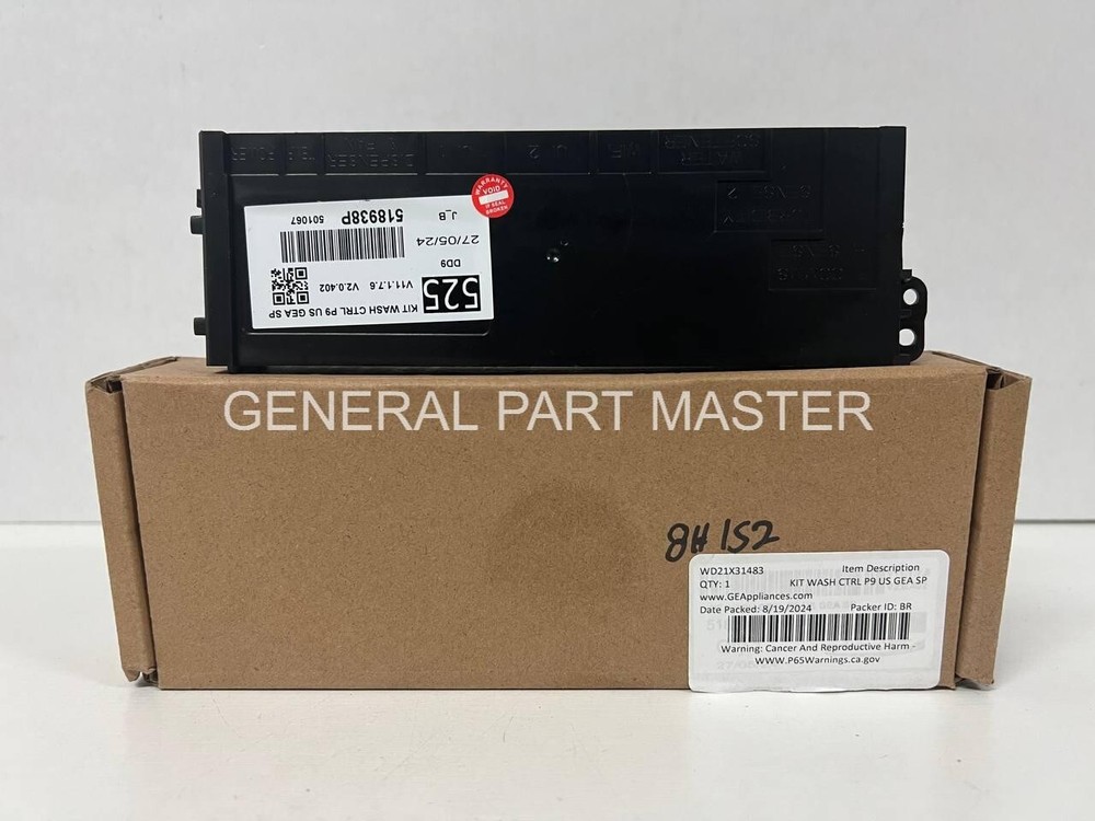 Genuine OEM GE Wash Control Module WD21X31483