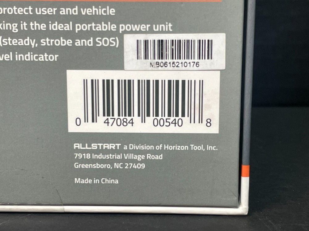 Allstart Micro-Boost 500AMP Jump Starter Portable Power Unit Quick Charge Device