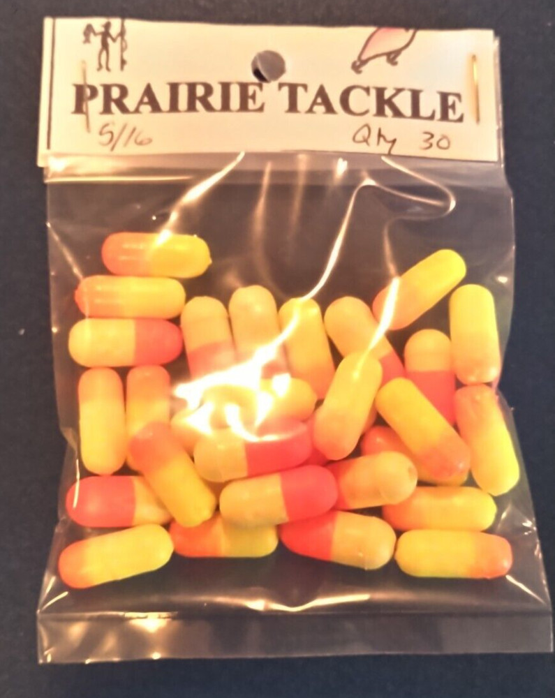 Rig Floats Yellow/Orange 30 pieces 5/16"