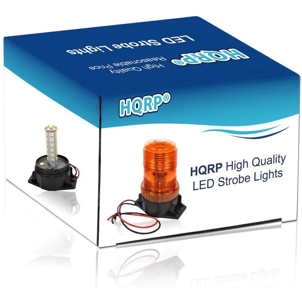 AMBER Mini Beacon Strobe Forklift 12-110V DC 360 Degrees Lighting Warning Light