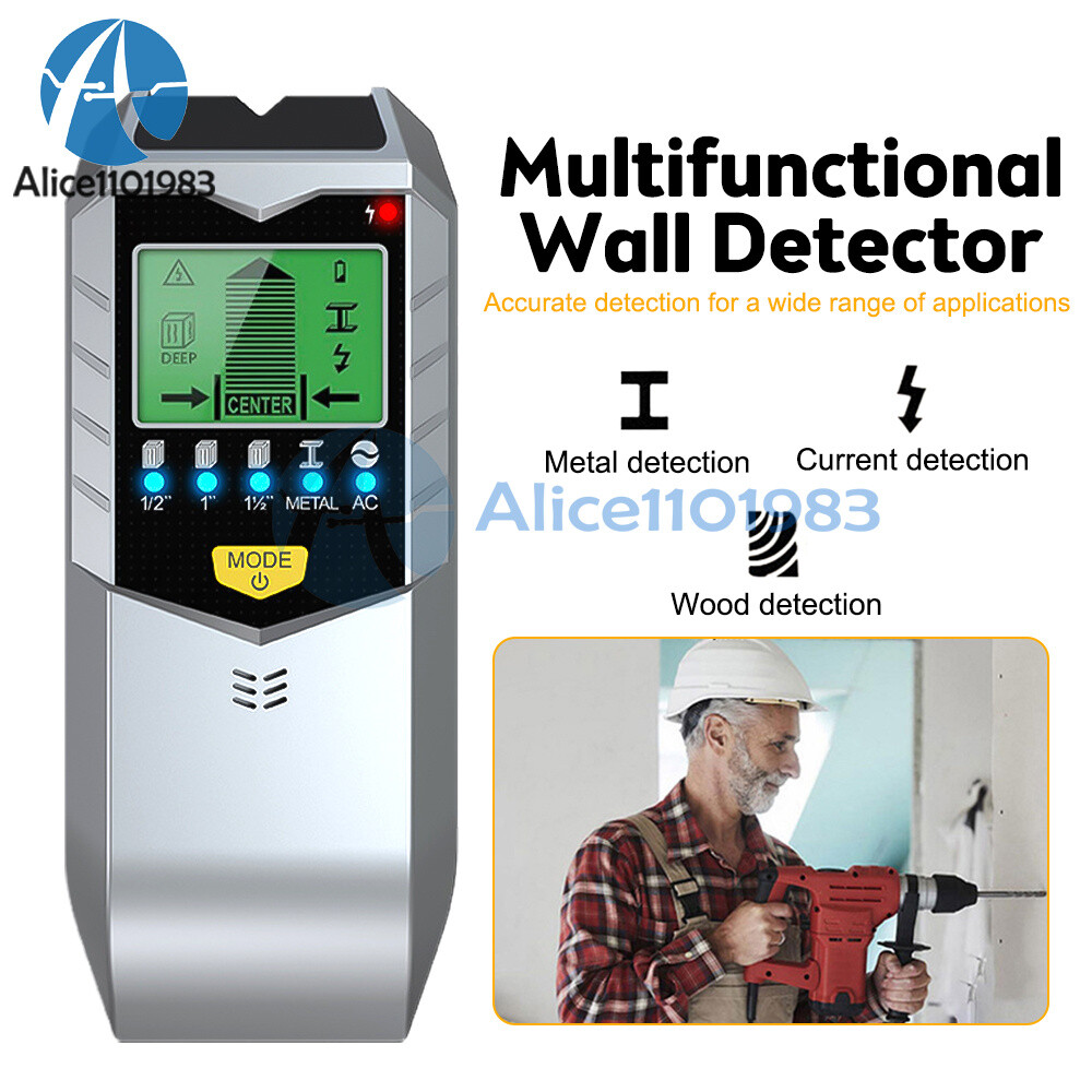 Stud Finder 5 in 1 Multi-Function Wall Stud Sensor Detector with LCD Display