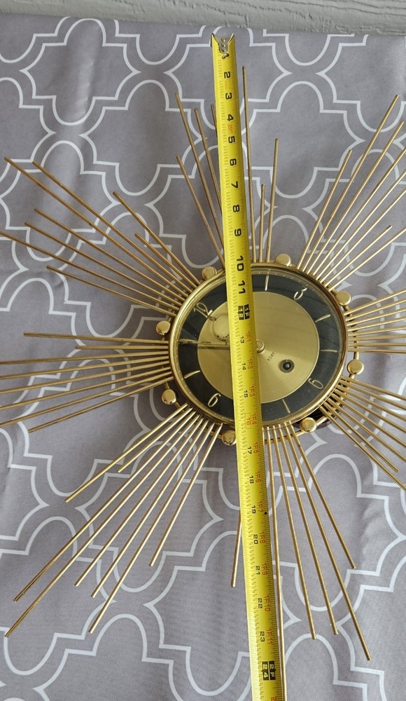 Foresville Starburst Clock, Read Description