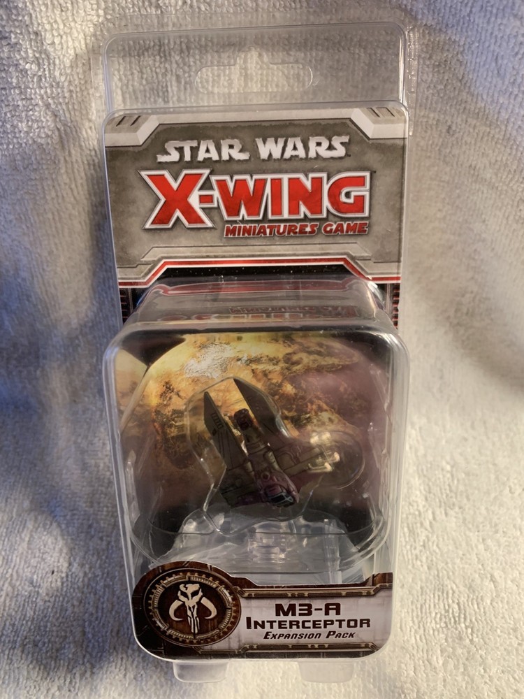 Star Wars X-Wing Miniatures Game M3-A Interceptor Expansion Pack FFG-NEW/SEALED