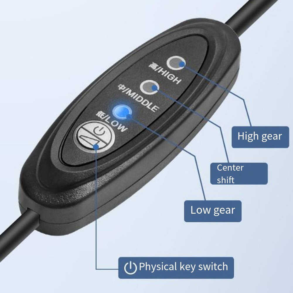 5V USB Power Control Line with Three Speeds for Small Fans and Electronics