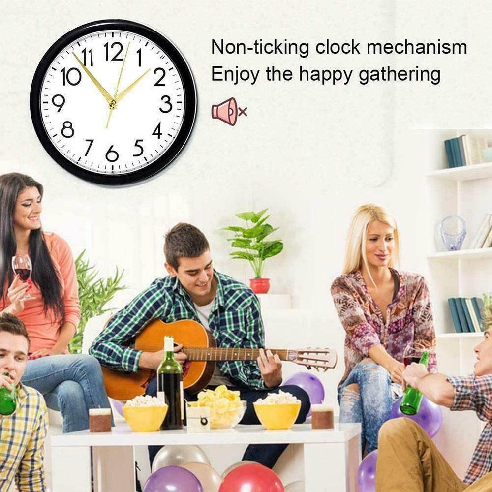 .Silent Large Wall Clock Quartz Clock Movement Mechanism Hands Tools Clock P4E1