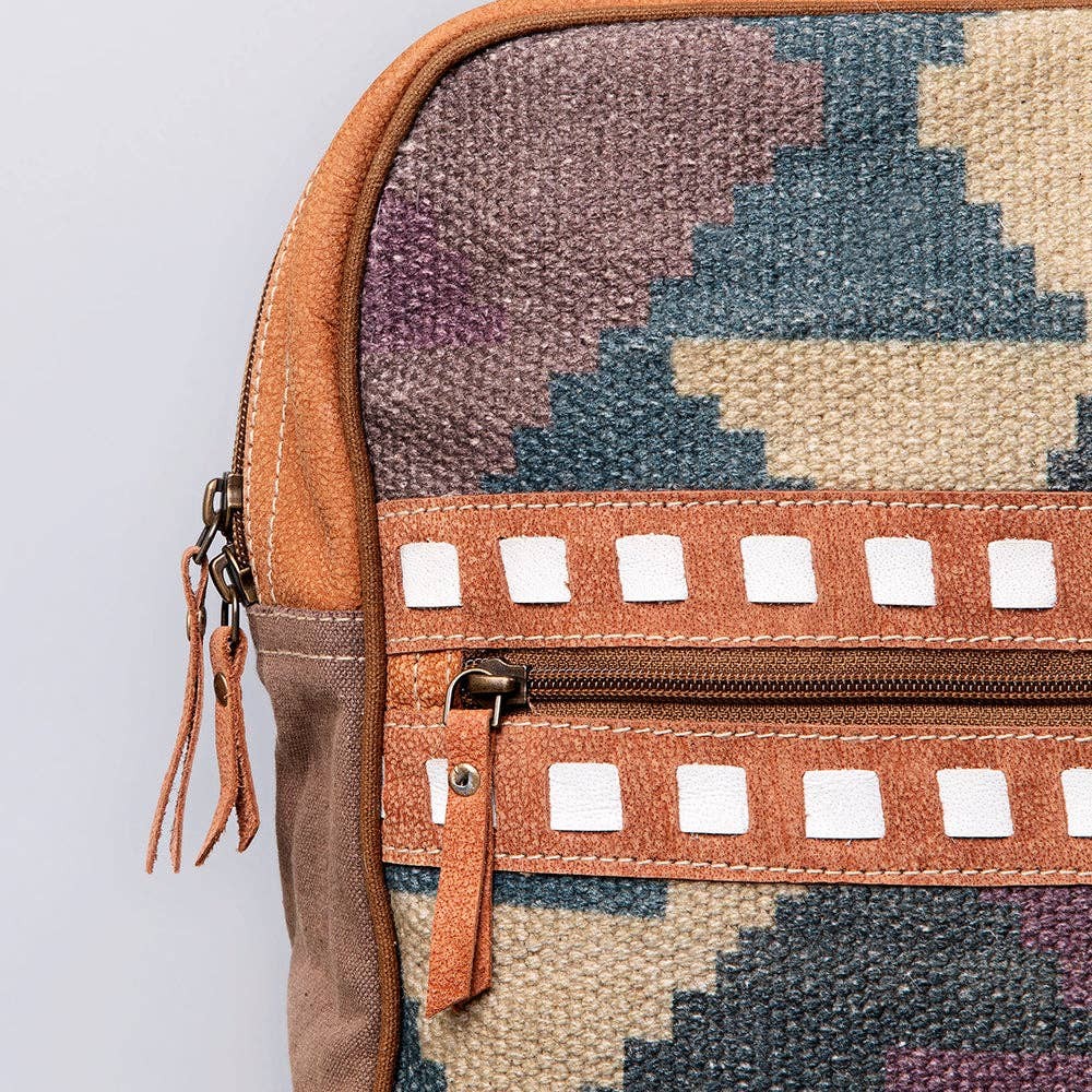 Backpack Upcycled Canvas Ladies Bag