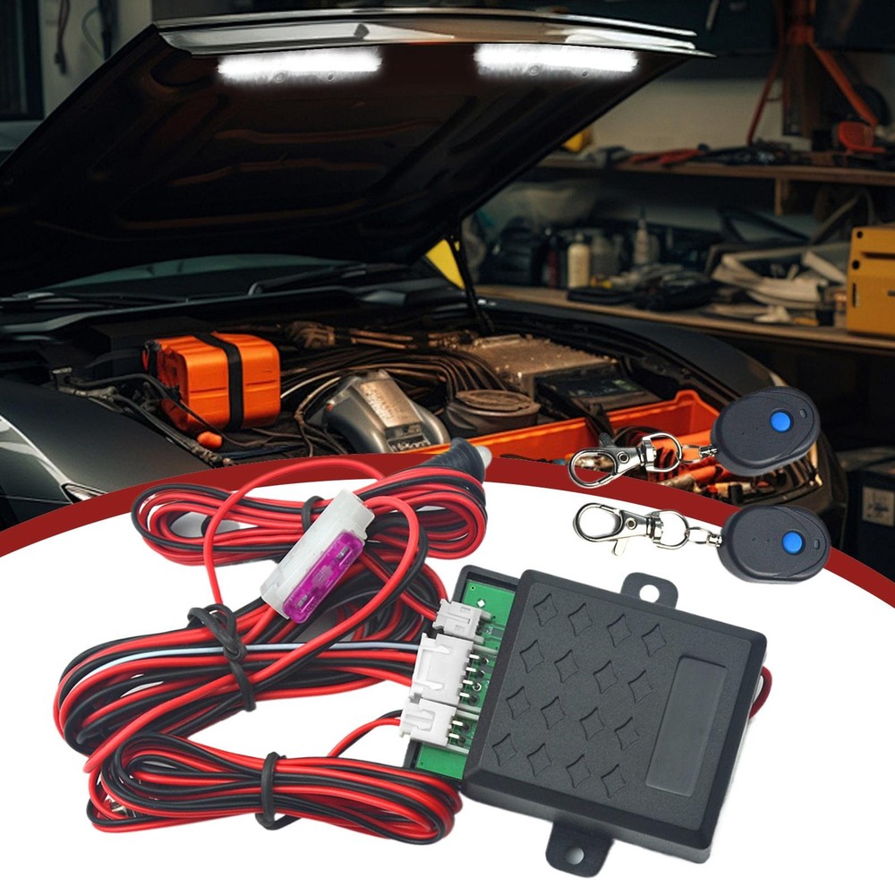 Universal Car Engine Immobilizer Lock Anti Robbery System Anti-stealing Alarm
