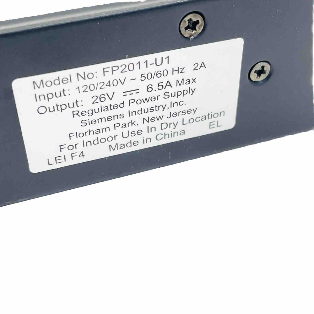 SIEMENS FP2011-U1 REGULATED POWER SUPPLY
