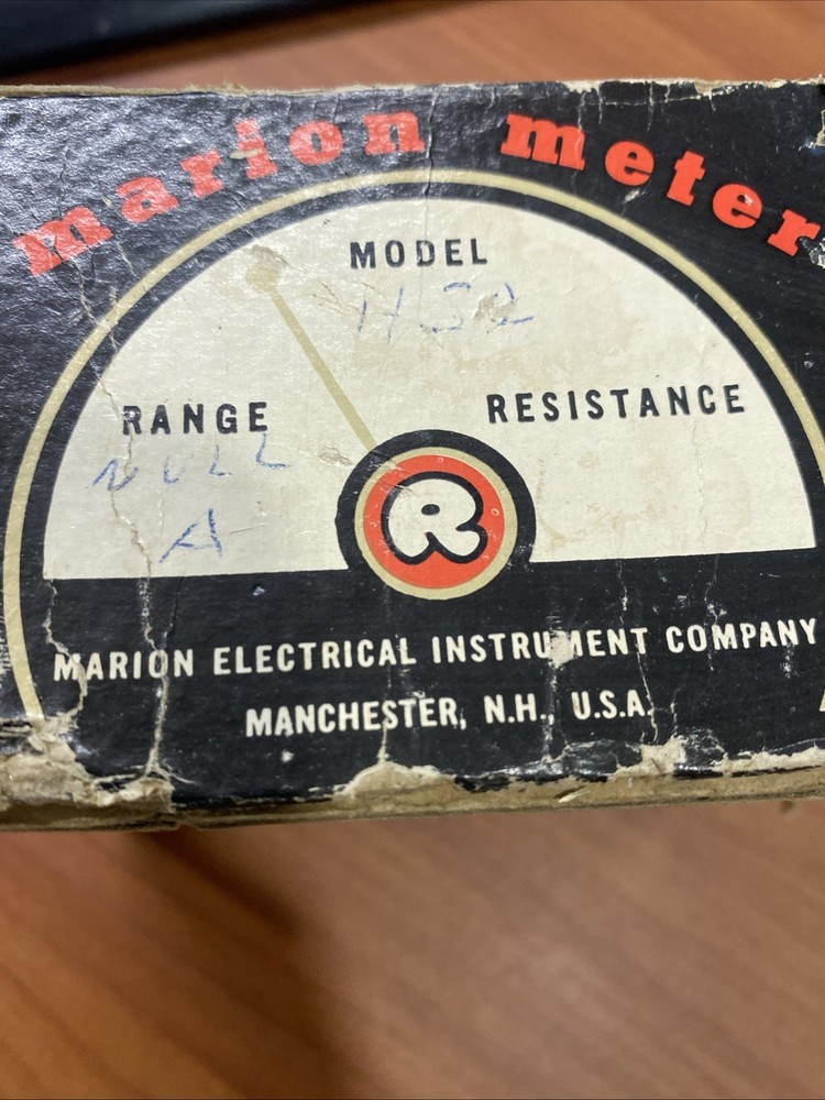 Marion Inst Division HS-2 Meter Precision, Null Indicator, NIB