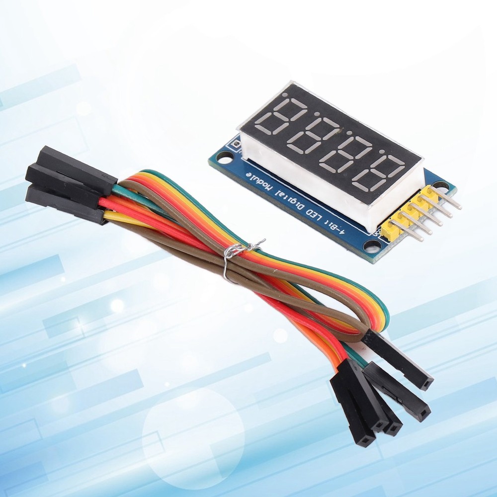 Adjustable 4 Digit LED Digital Tube Module For Electronic Experiments Premium