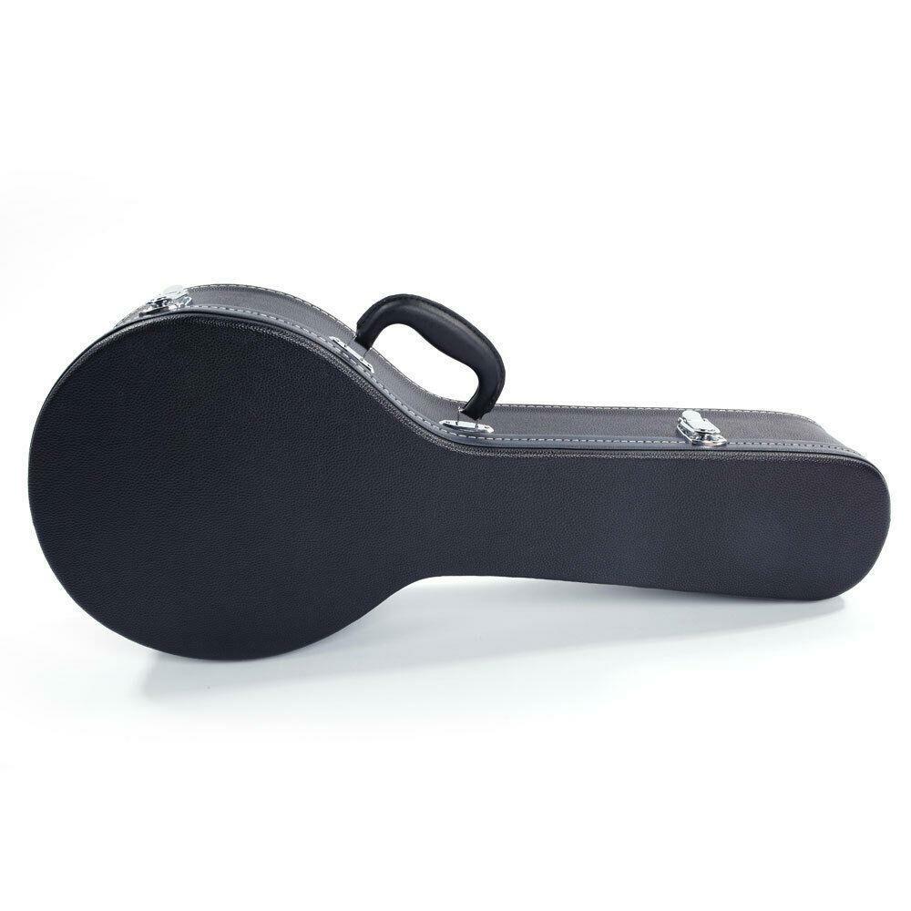 New Prefessional Hardshell A-Style Pattern Leather Wood Mandolin Case