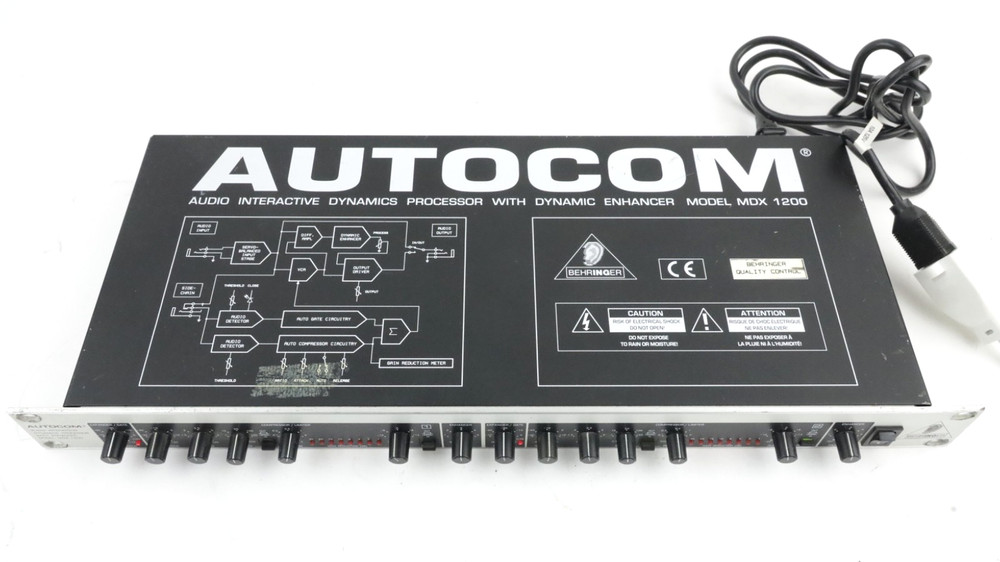 Behringer Autocom MDX1200 Interactive Dynamics Processor Dynamic Enhancer