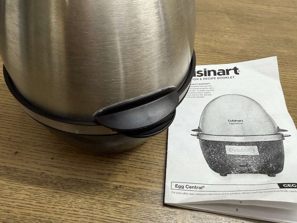 Cuisinart Egg Central CEC-10FR Egg Cooker Complete w Box Tested Working