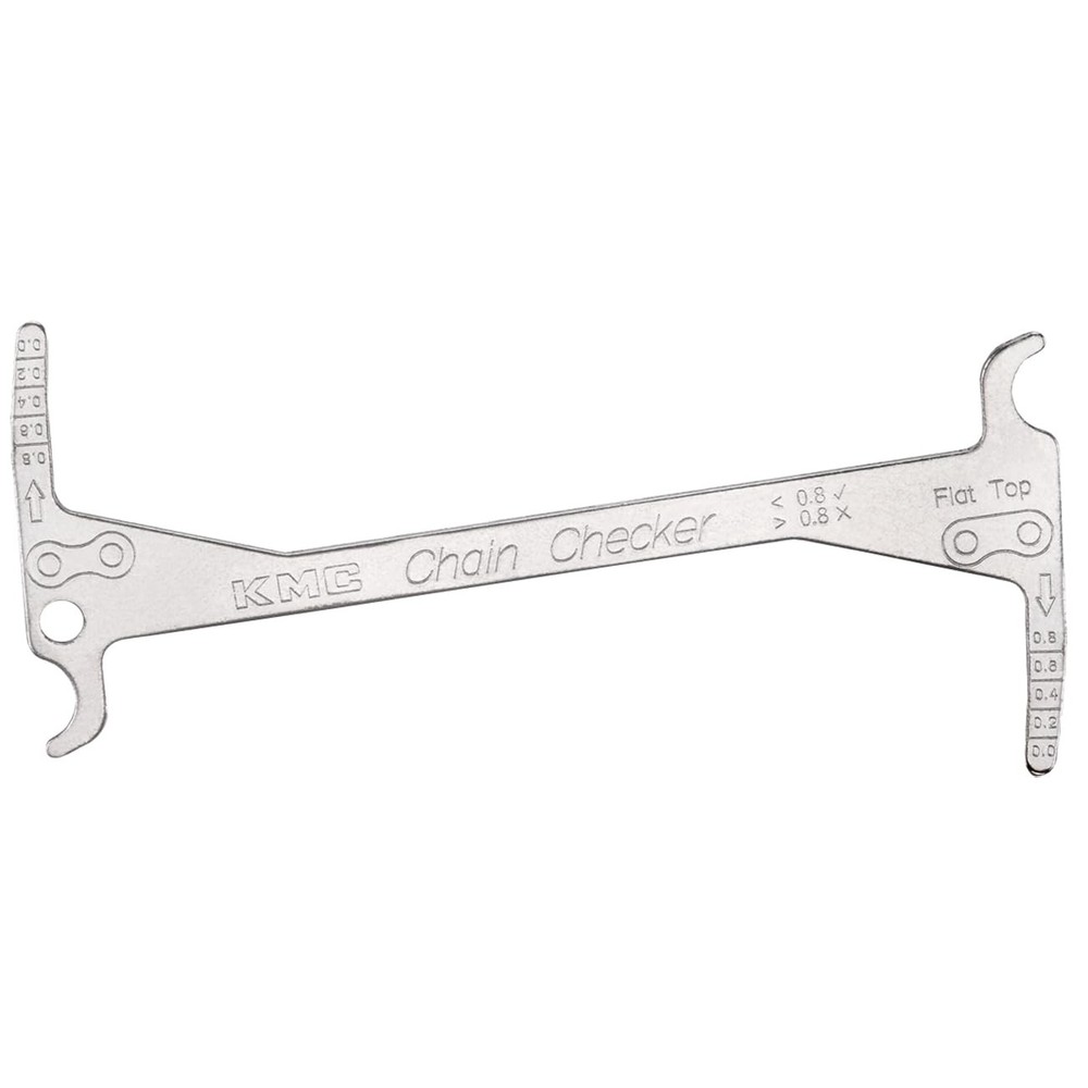 KMC Easy Chain Checker Chain Wear Indicator Tool, Universal, Silver