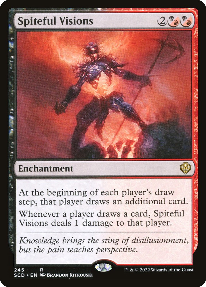 Spiteful Visions [Starter Commander Decks] Near Mint