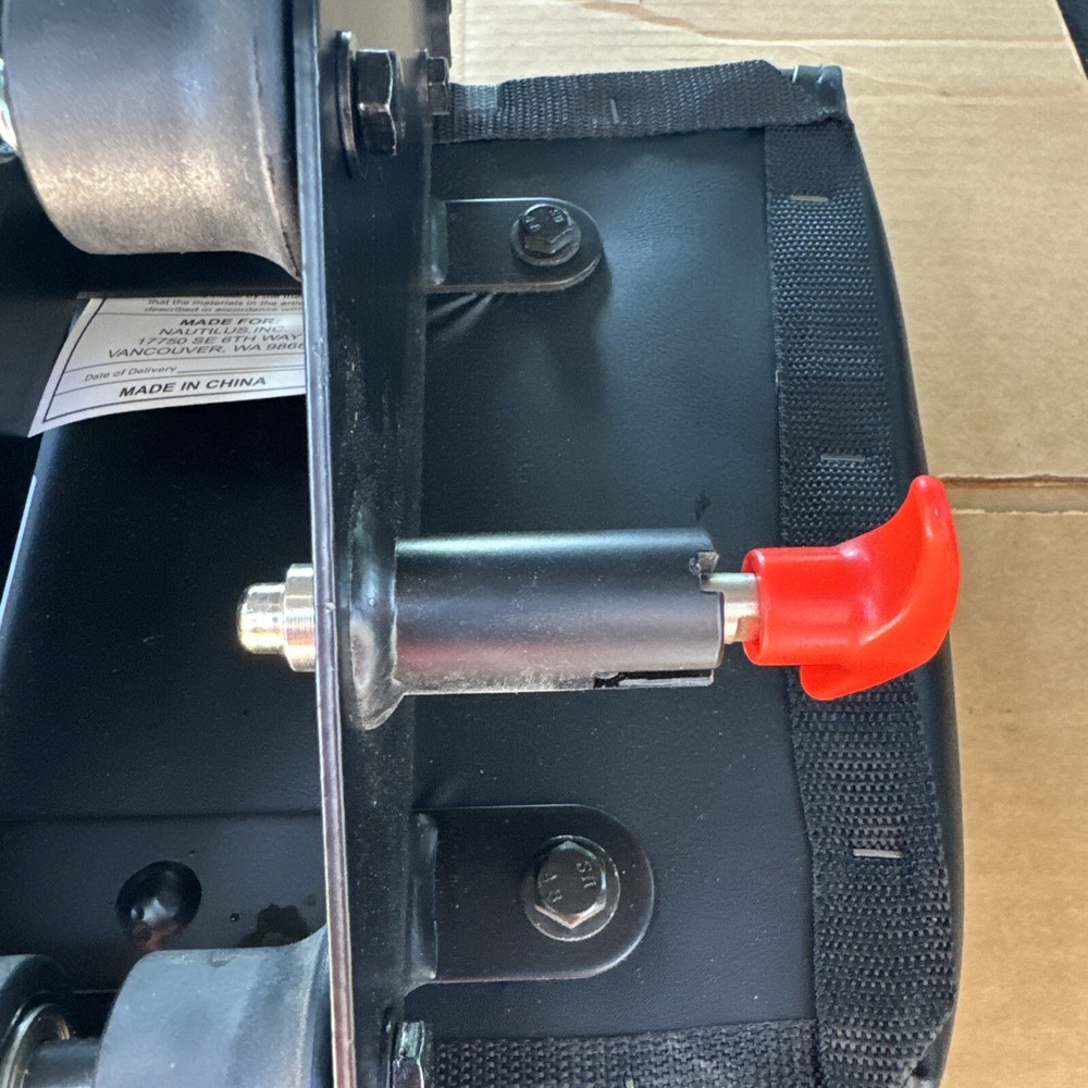 Bowflex PR1000 Seat and Trolley Bracket - Locking Pin - Great Condition