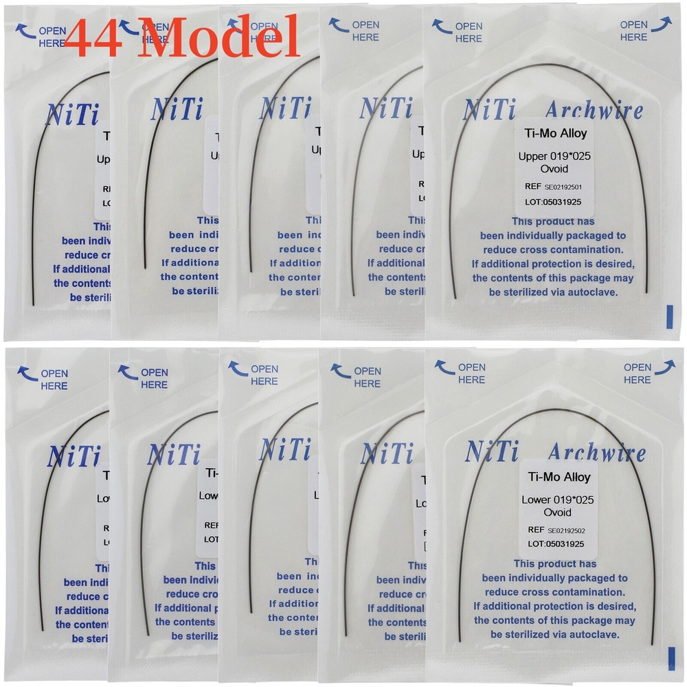 Dental Orthodontic TMA Arch Wire Round/Rectangular Titanium Molybdenum Alloy