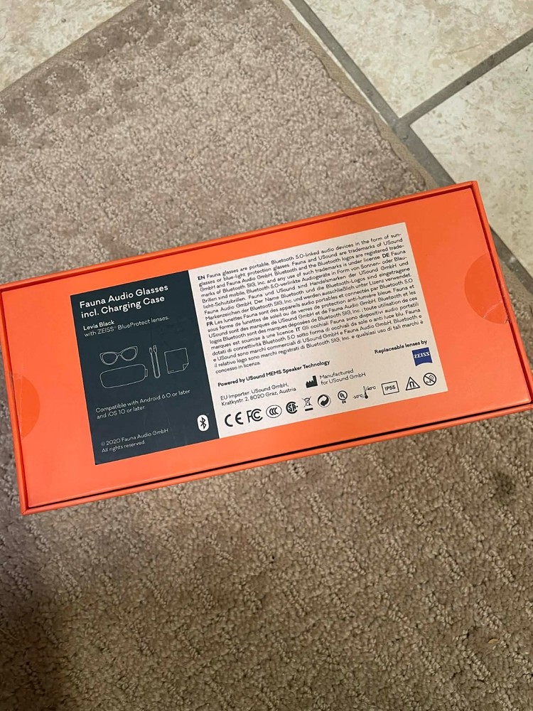 Fauna Audio Glasses - Levia Black