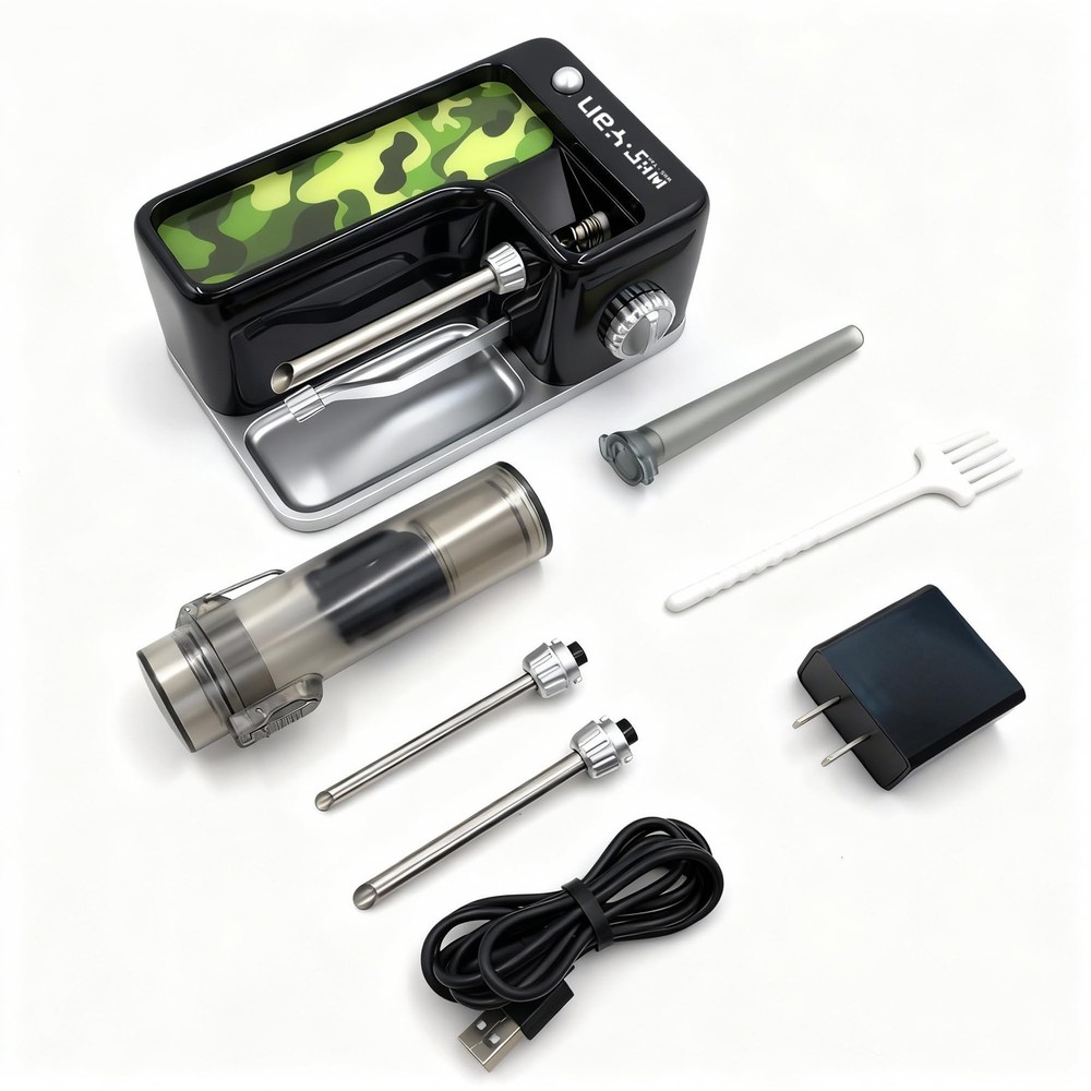Cigarette Rolling Machine, Automatic USB-C & Battery Powered, Adjustable Dens...