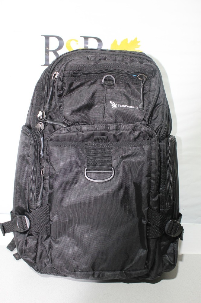 Black TechProducts360.com RUCK PACK BACKPACK! 17"