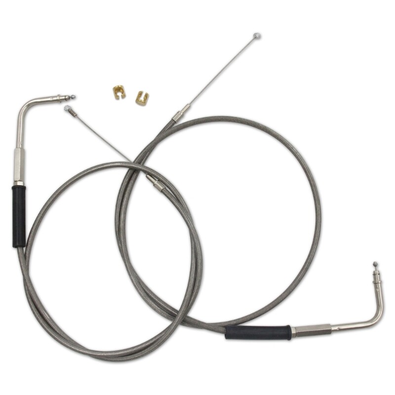 Motorcycle 42 Throttle and Idle Cable Set Replacement Accessories Idle Cable