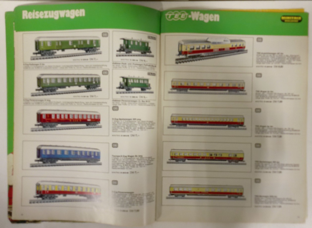 Minitrix 1969 Train Catalog