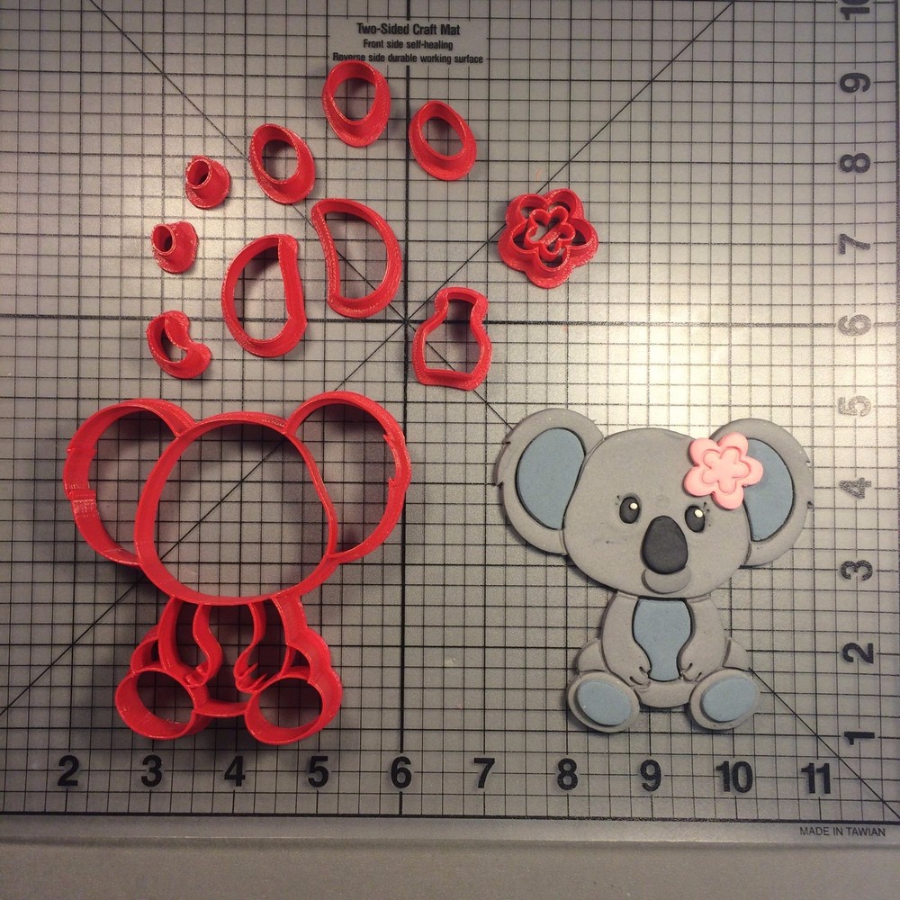 Koala Bear 266-A483 Cookie Cutter Set