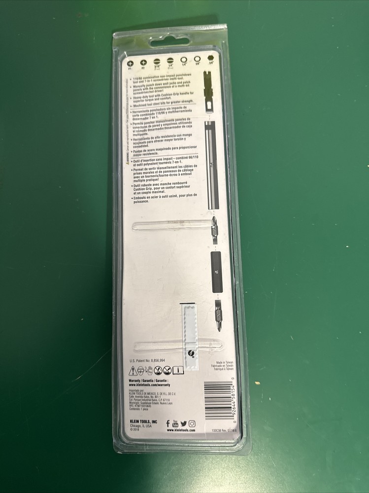 Klein Tools VDV001-081 Punchdown Screwdriver Multi-Tool