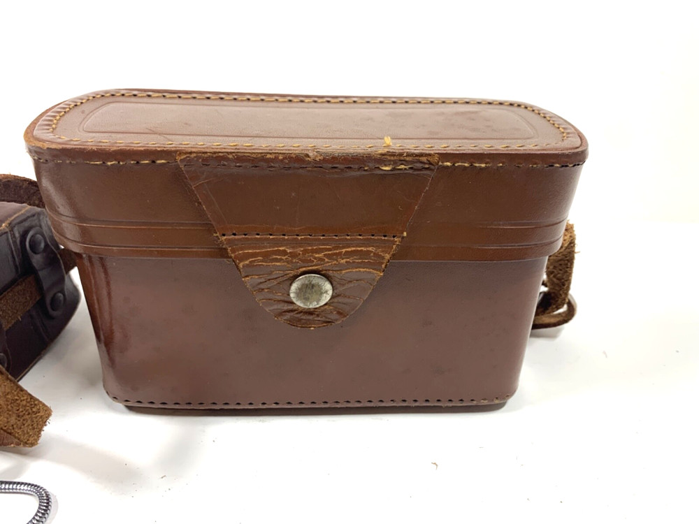 Vintage Argus 35mm Camera Leather Case Not Tested