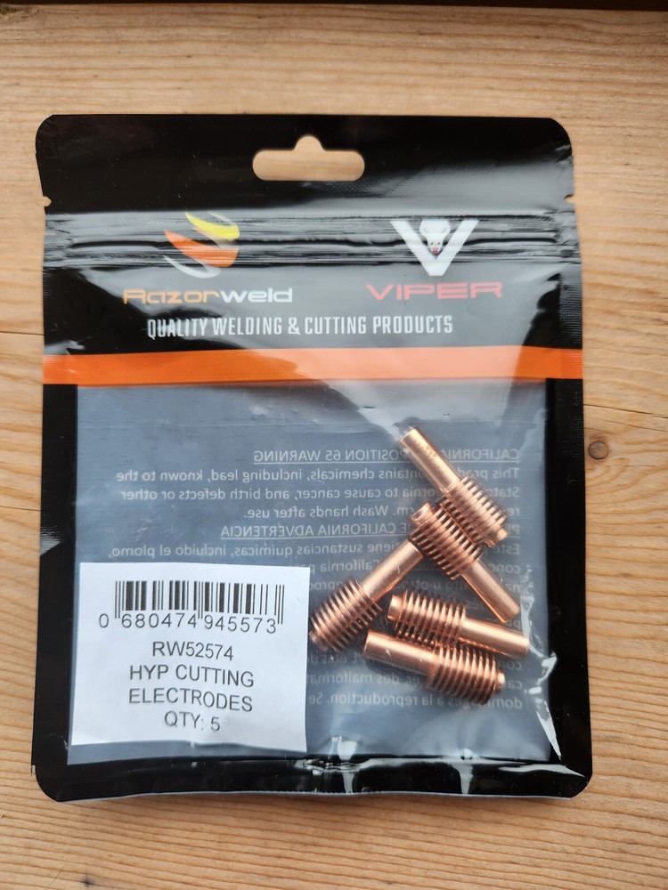 Razorweld X45, HYP45 Electrodes