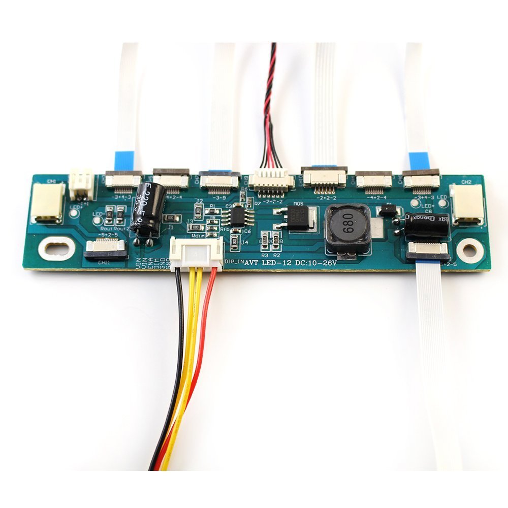 Universal LED Backlight Inverter Driver Board Full Interface 10-26V FFC Cables