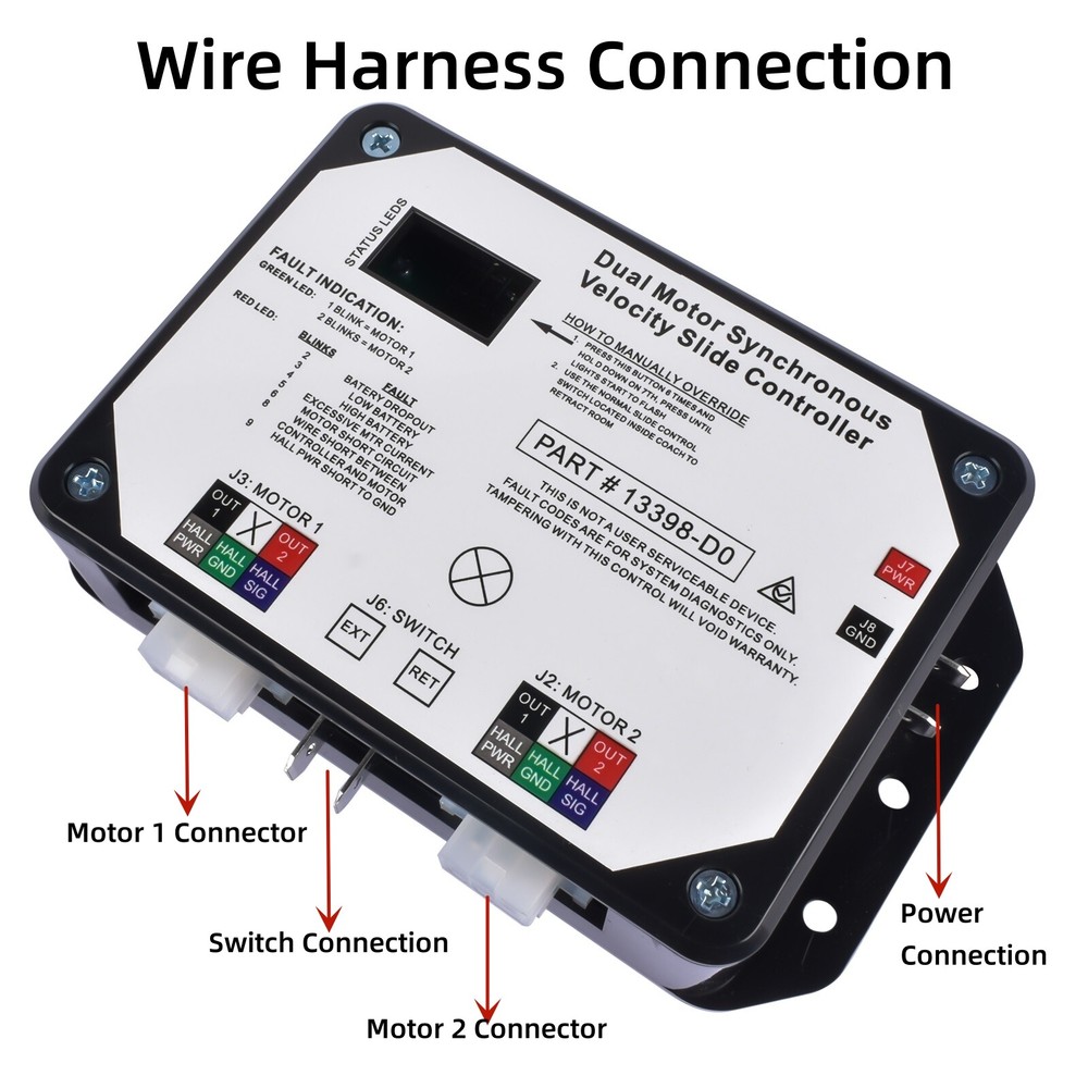 13398-D0 Dual Motor Synchronous Velocity Slide Controller for Lippert V-Sync II