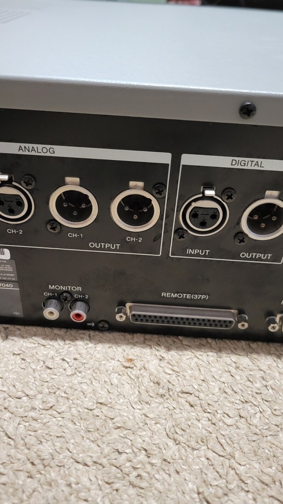 Sony Digital Audio Recorder PCM-7040