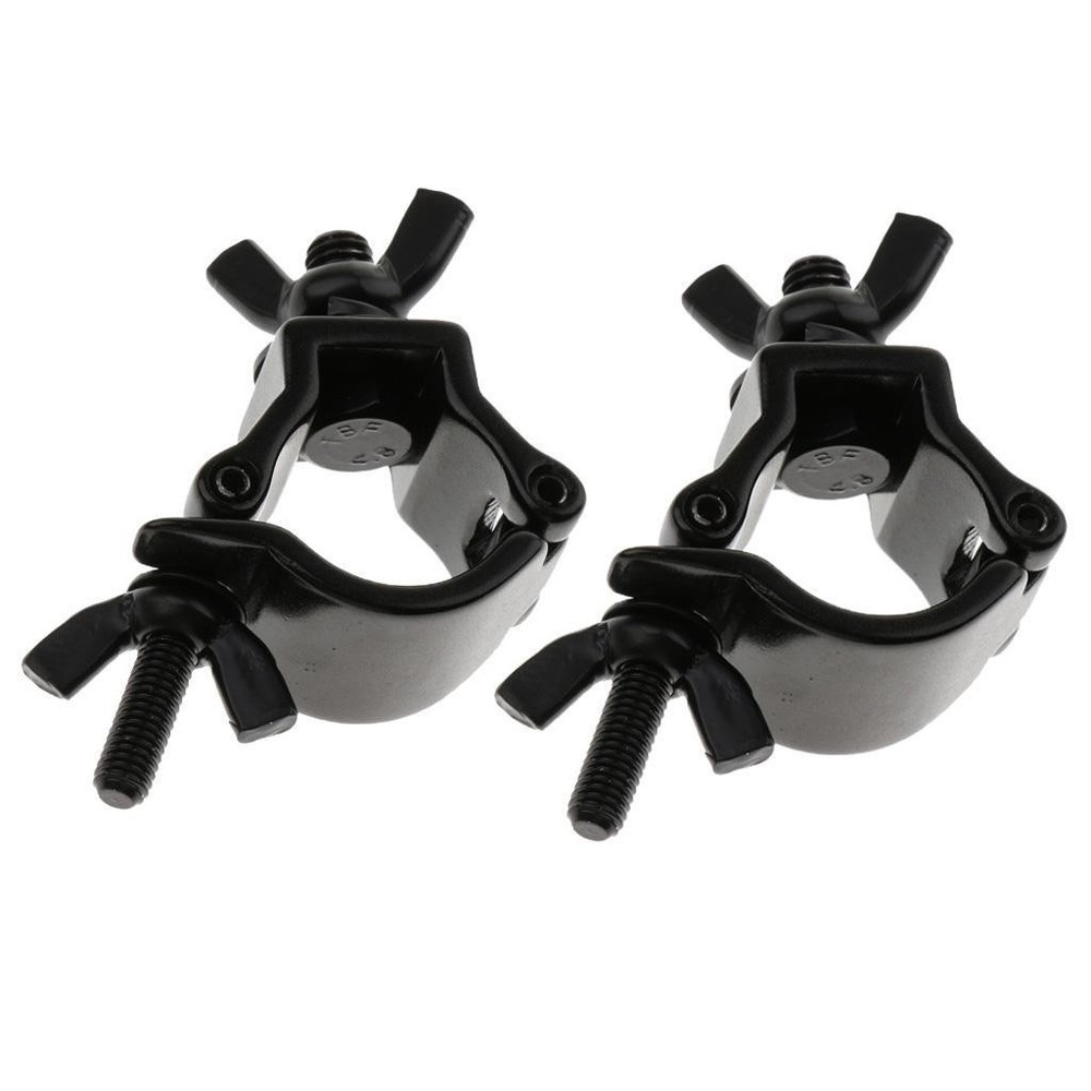 2x LED Stage Light Hook Clamp 10kg Loading for DJ Disco Bar Light 6x2cm