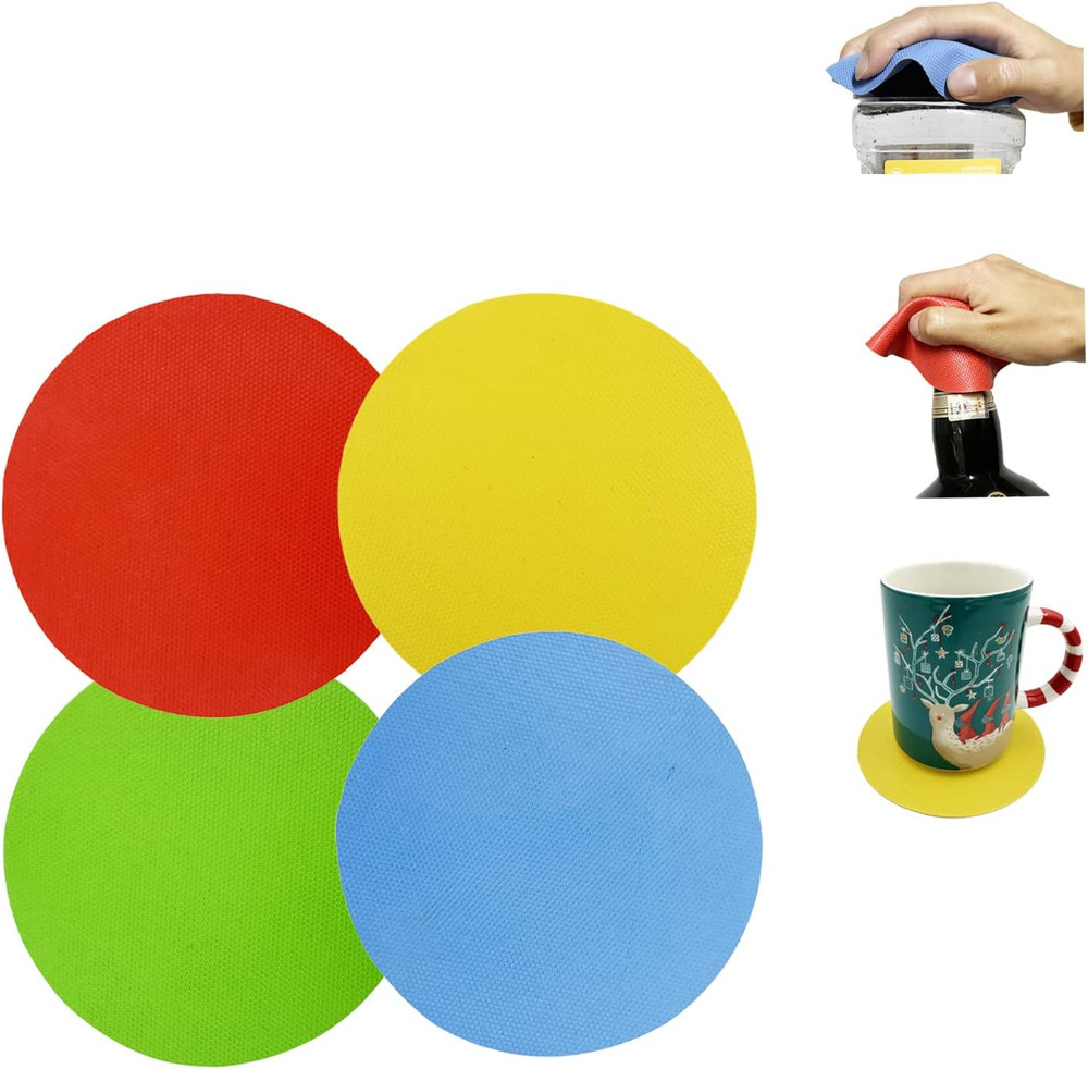 Jar Opener Kit 5 in 1 Multi Function Can 4 in 1 Bottle for Arthritis Weak Hands