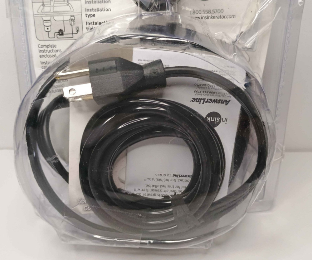 InSinkErator STS-OOSN SinkTop Satin Nickel Button Dual Outlet Switch 2336