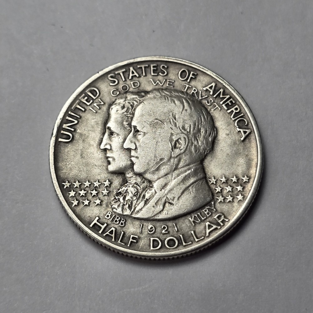 1921 alabama commemorative half dollar Silver