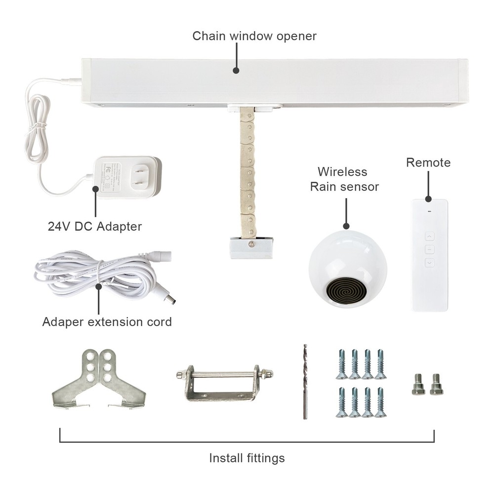 Automatic Electric Window Opener Smart Wifi Phone APP Control