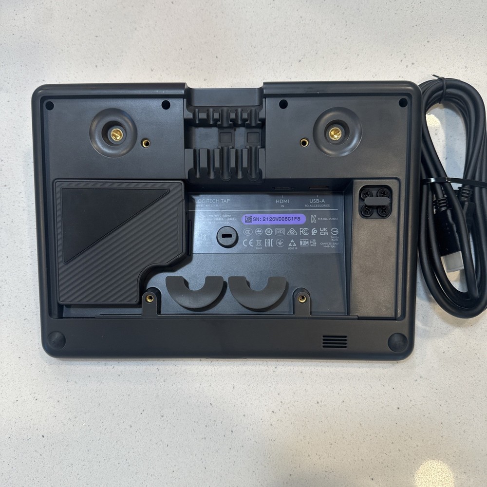 Logitech Tap Touch Controller 939-001796 (Tested) ￼ Small Scratches on screen