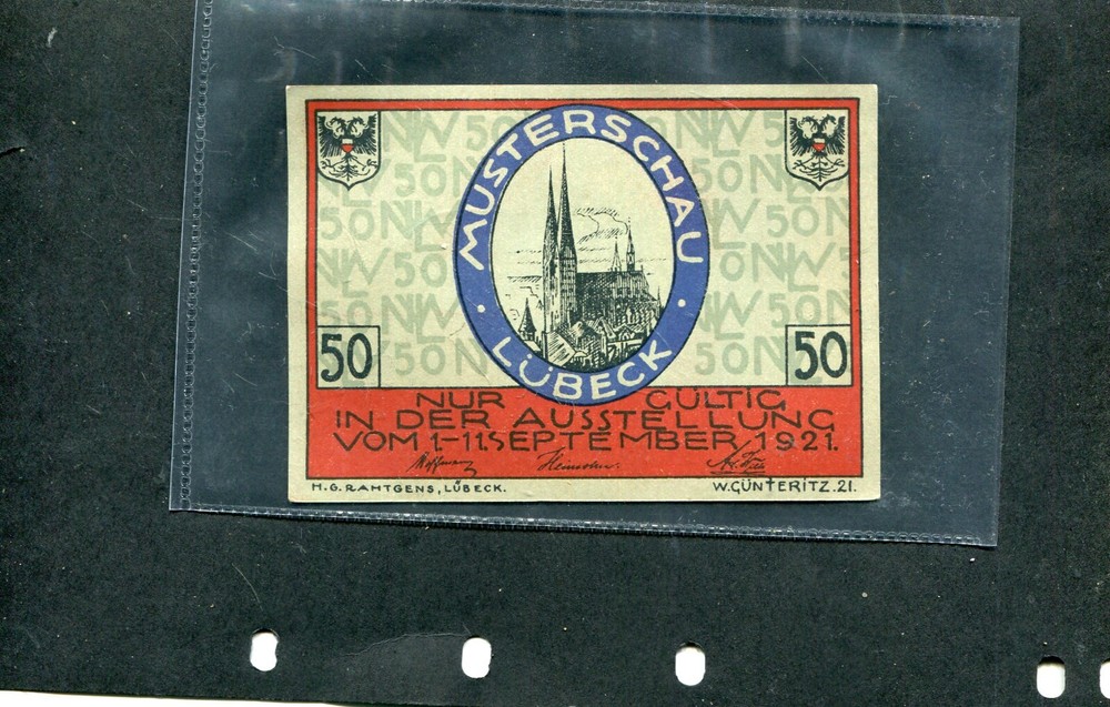 10 German Districts 1920s Banknotes