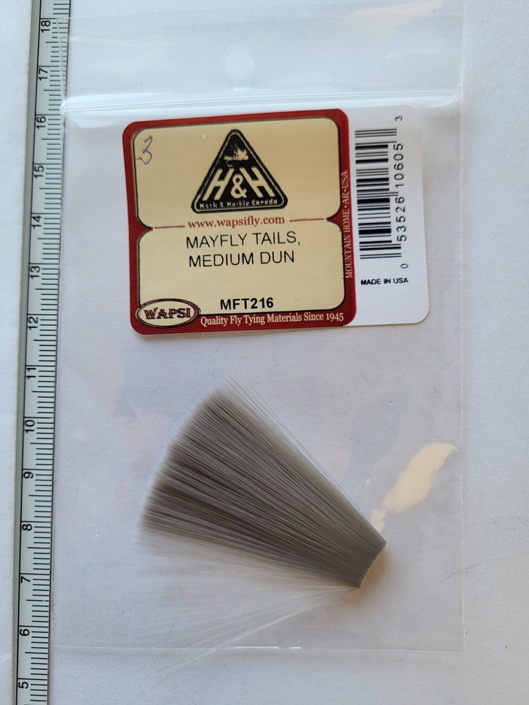 Wapsi  Mayfly Tails     Medium Dun